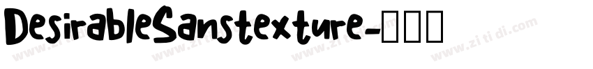DesirableSanstexture字体转换