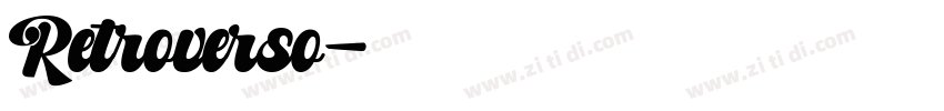 Retroverso字体转换