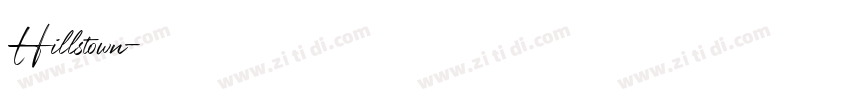 Hillstown字体转换