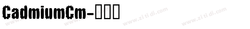 CadmiumCm字体转换