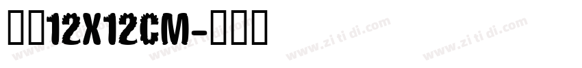 烫金12X12CM字体转换