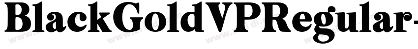 BlackGoldVPRegular字体转换