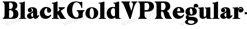 BlackGoldVPRegular字体转换
