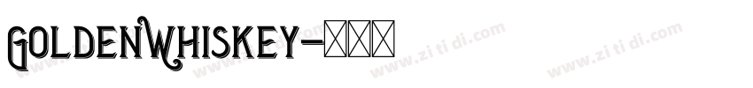 GoldenWhiskey字体转换