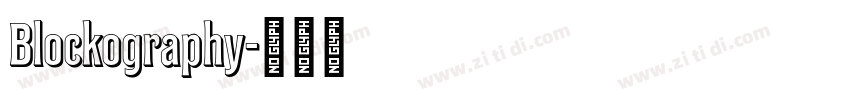 Blockography字体转换