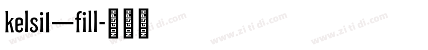 kelsi1—fill字体转换