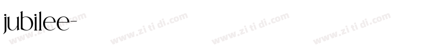 jubilee字体转换