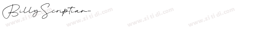 BillyScriptian字体转换