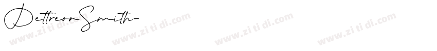 DettreonSmith字体转换