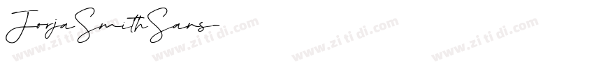 JorjaSmithSans字体转换