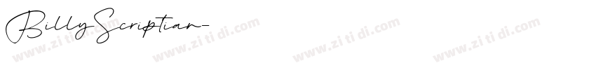 BillyScriptian字体转换