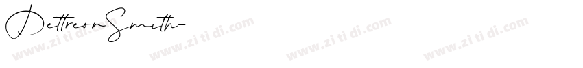 DettreonSmith字体转换