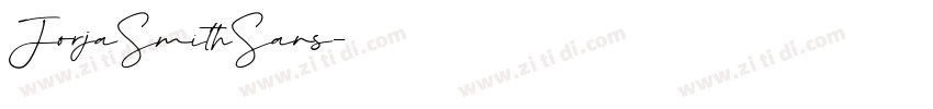 JorjaSmithSans字体转换