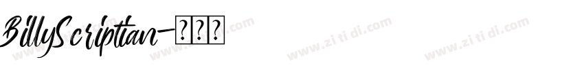 BillyScriptian字体转换