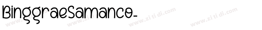 BinggraeSamanco字体转换