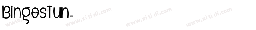 Bingostun字体转换