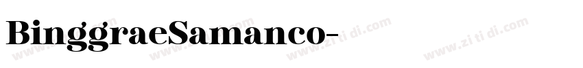 BinggraeSamanco字体转换
