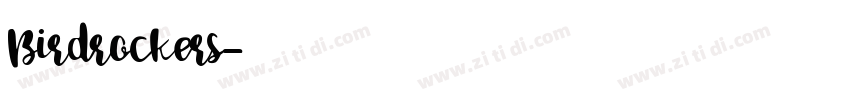 Birdrockers字体转换