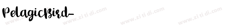 PelagicBird字体转换