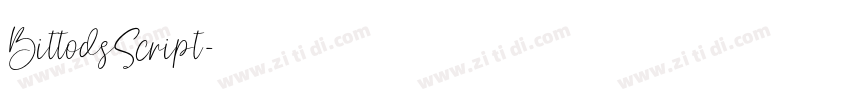 BittodsScript字体转换 BittodsScript字体转换