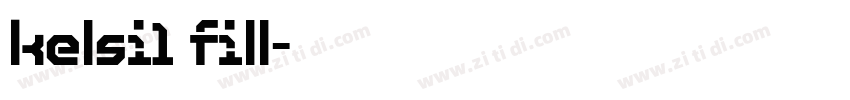 kelsi1—fill字体转换
