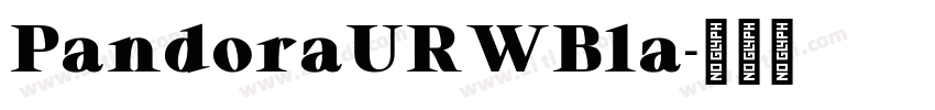 PandoraURWBla字体转换