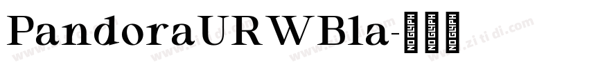 PandoraURWBla字体转换