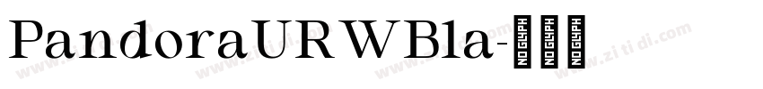 PandoraURWBla字体转换