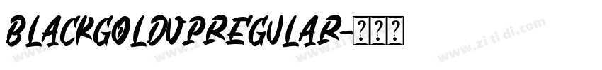 BlackGoldVPRegular字体转换