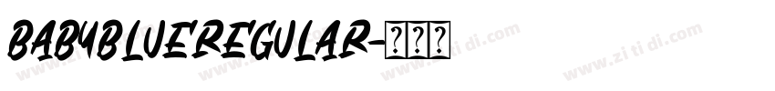 BabyBlueRegular字体转换