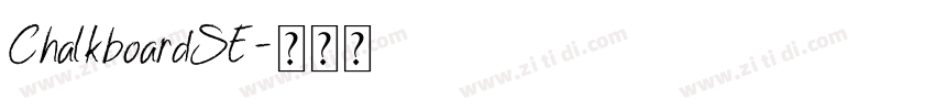 ChalkboardSE字体转换
