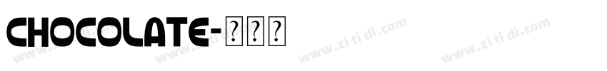 Chocolate字体转换