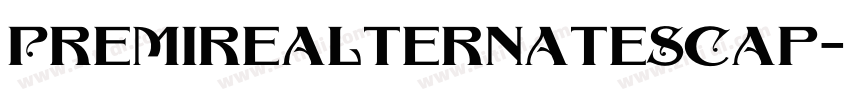 PremireAlternateSCap字体转换