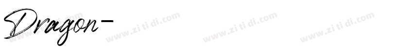 Dragon字体转换