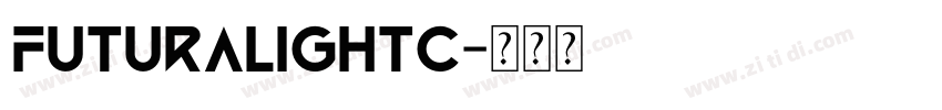 futuralightc字体转换