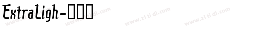 ExtraLigh字体转换