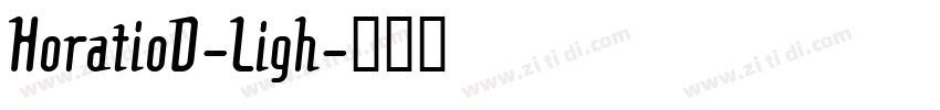HoratioD-Ligh字体转换
