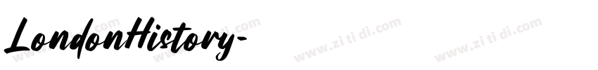 LondonHistory字体转换
