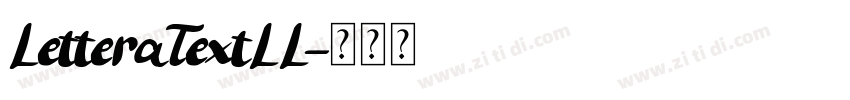 LetteraTextLL字体转换