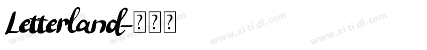 Letterland字体转换