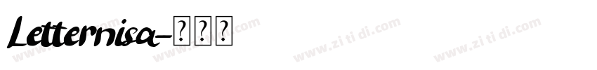 Letternisa字体转换