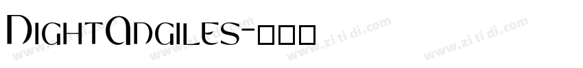 NightAngiles字体转换