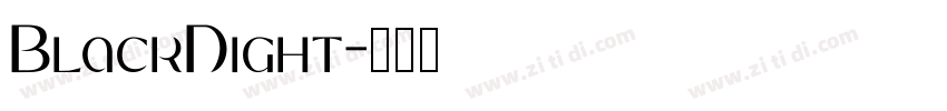 BlackNight字体转换