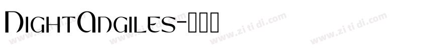 NightAngiles字体转换