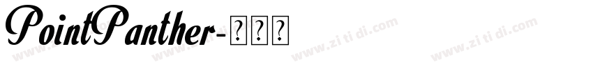PointPanther字体转换