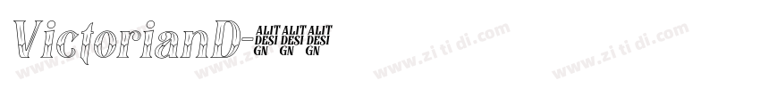 VictorianD字体转换