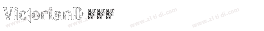 VictorianD字体转换