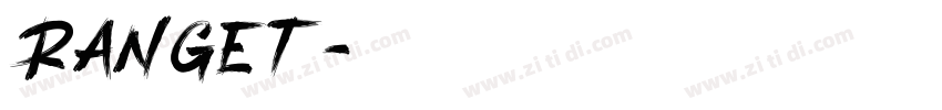 Ranget字体转换