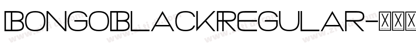BongoBlackRegular字体转换