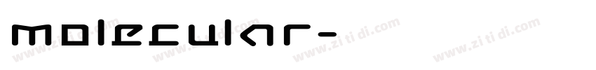 Molecular字体转换